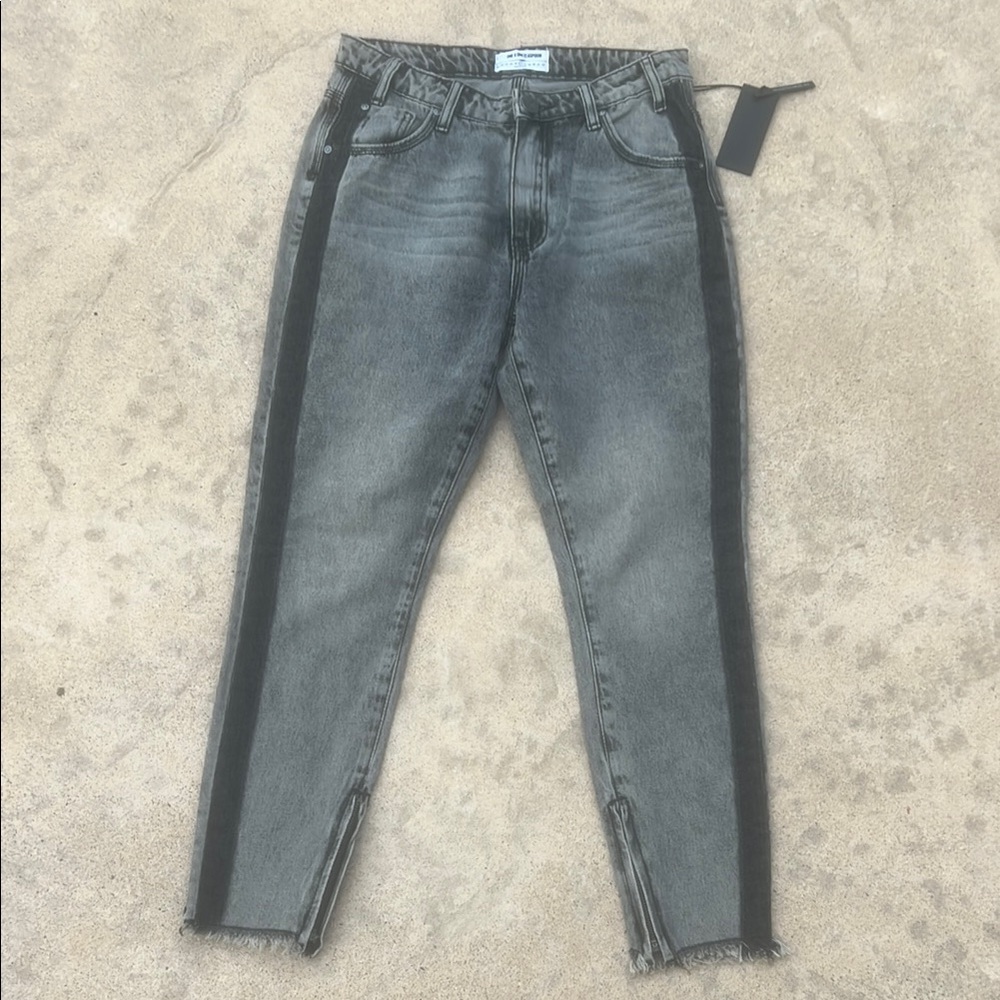 One Teaspoon Women's Camden High Waist Freebirds Black Wash Jeans Size 27 NWT